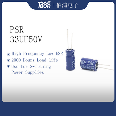 niedriger ESR Hochfrequenzkondensator 6.3X11MM ISO9001 33uF50V