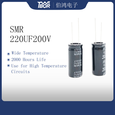 220uF 200V Radialkondensator des universellen Zweckes der führungs-Kondensator-18X35mm