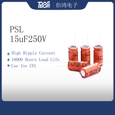 Aluminiumelektrolytkondensator-Hochspannung PSL 100uF 450V für CFL 10000 Stunden