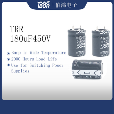 Verschluss 180UF450V 25x40mm in der Energie-Kondensator-breiten Temperatur RoHS