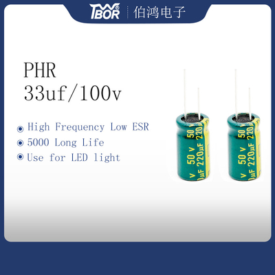 Hochfrequenziso RoSH Elektrolytkondensator PHRs 220UF 50V