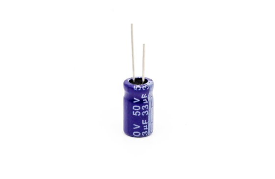 Miniaturkondensator 33uf50v 6.3x11 niedriger ESR-Aluminiumhochfrequenzkondensator