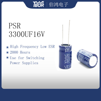 KONDENSATOR-Schaltnetzteil-Kondensator PSR 3300UF16V Miniatur