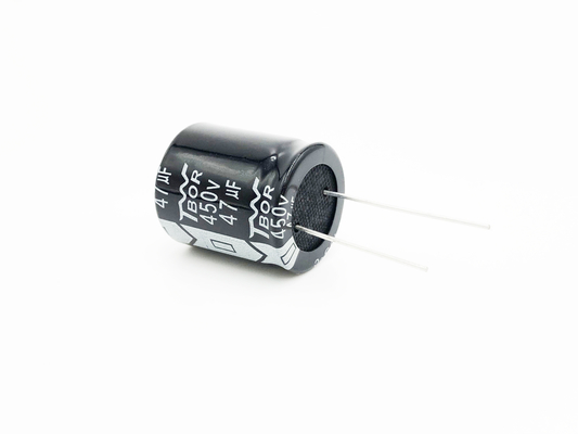 Radialstrahl-Führungs-Art 20% Toleranz 47UF 450V Miniaturkondensator-22X25MM