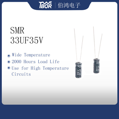 33UF35V Miniaturradialstrahl-Führungs-Art des kondensator-5x11mm 2000 Stunden