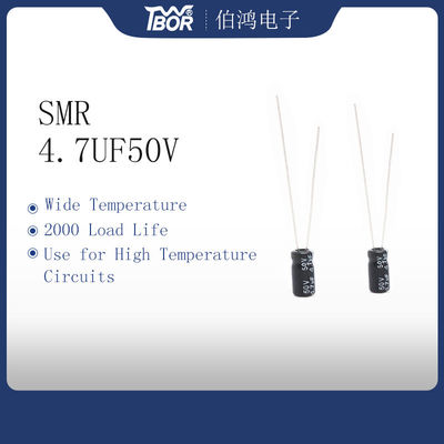 2000 Stunden laden Leben-Radialführungs-Art Kondensator 4.7UF 50V 5x11mm
