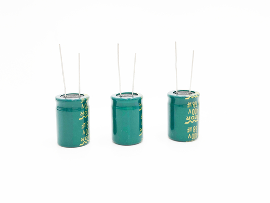 ISO9001 18x30mm 5000 der Radialführungs-Stunden Elektrolytkondensator-68UF 400V