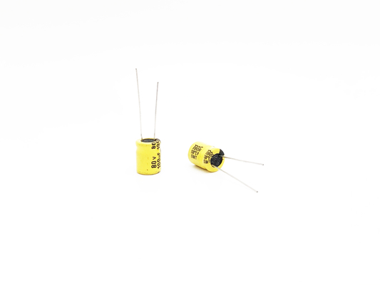 Elektrolytischer LED Licht-Kondensator 100UF80V 10x13mm der Radialführungs-