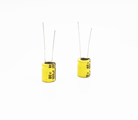 Elektrolytischer LED Licht-Kondensator 100UF80V 10x13mm der Radialführungs-