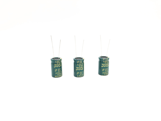 13x20mm Radialstrahl-Aluminiumelektrolytkondensator 33UF250V