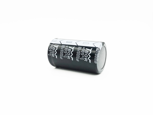 Schwarze große Kapazitanz 10000uf 80v Elektrolytkondensator-30X70MM