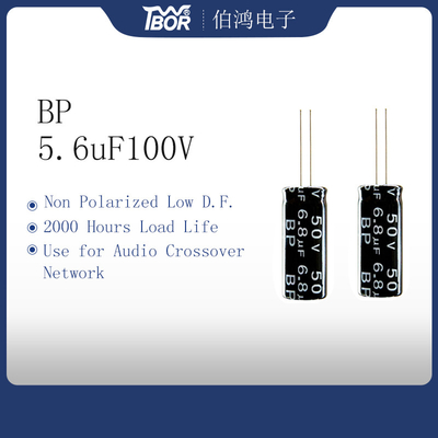 10x16mm Kondensator Audioverstärker-5.6uF100V polarisierte nicht niedriges D.F.