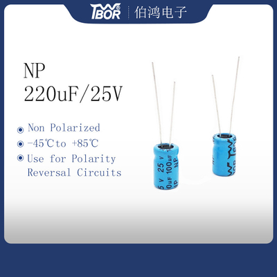 Ampere-Kondensator 8x12mm des Auto-220uF25V für Falschpolungs-Stromkreise